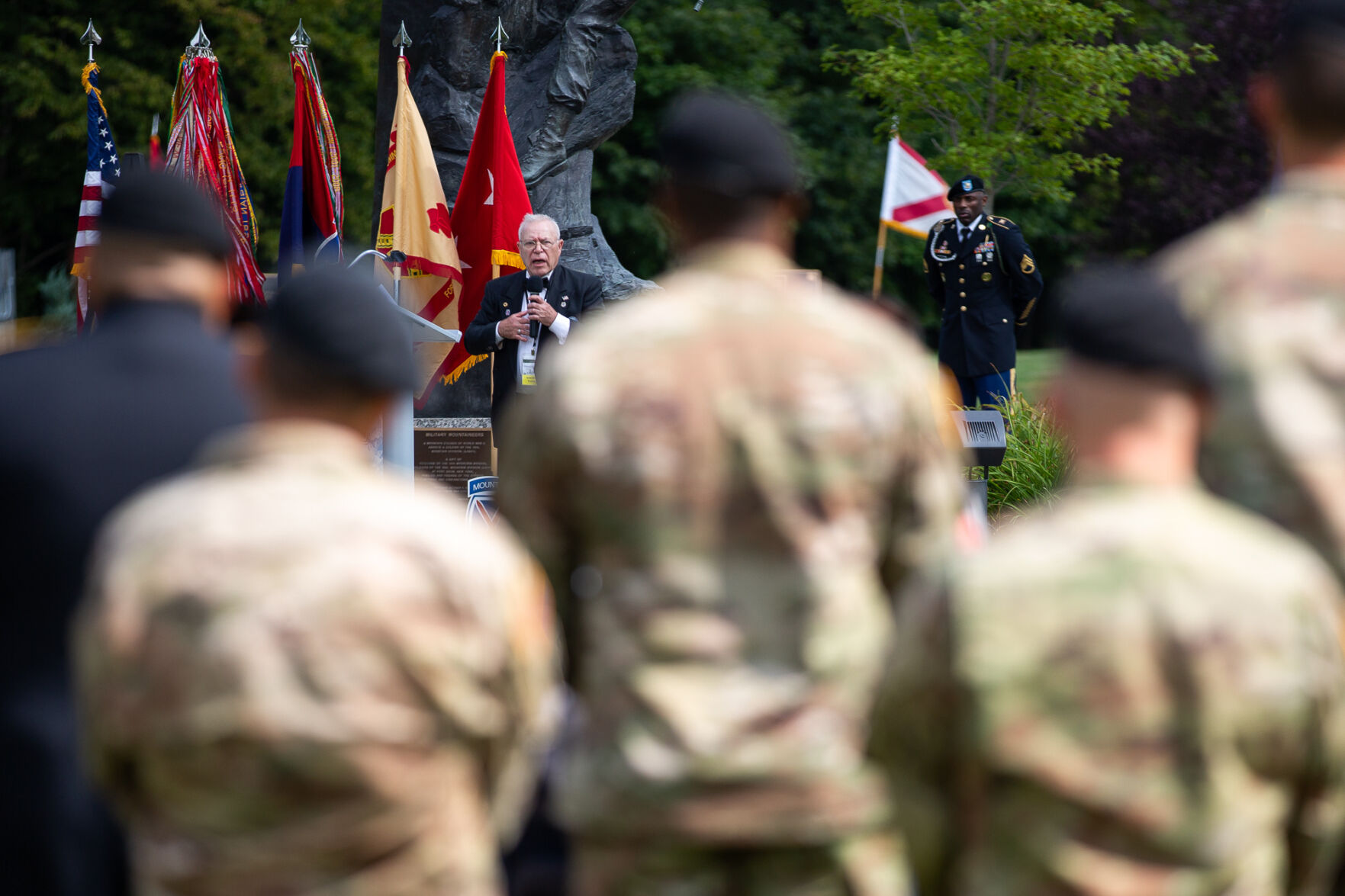 Families honor fallen at Drum ceremony